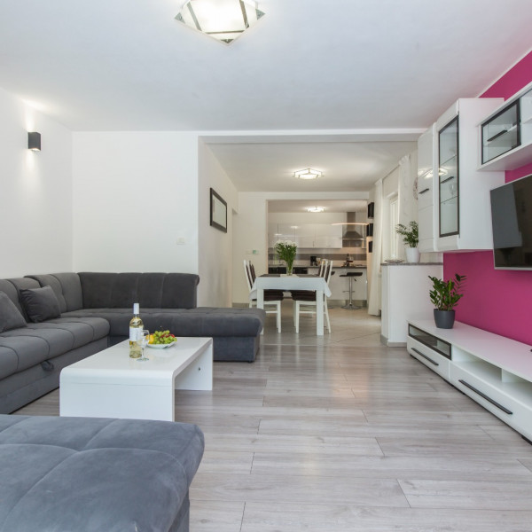 Living room, Holiday home REA, Holiday home REA  Labin